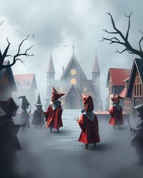 Immerse yourself in a magical school teeming with young wizards, brought to life through intricate origami artistry. Nestled 
