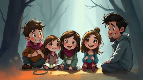 Experience a heartfelt reunion with this dynamic digital sketch, rendered in a loose, painterly style. This adorable and cute