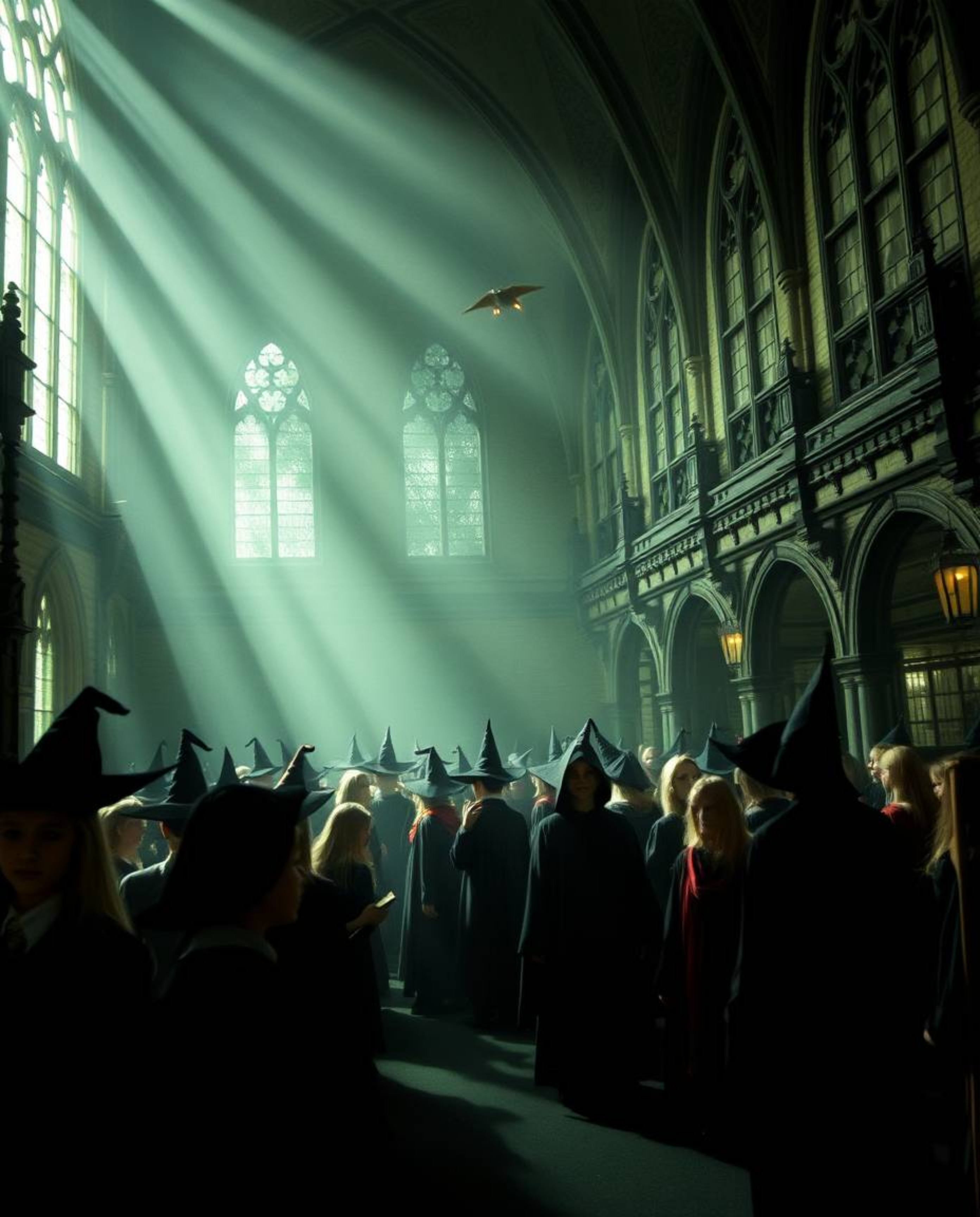 Explore a magical school brimming with young wizards, where an ethereal spiritual vibe permeates the air. Experience the capt