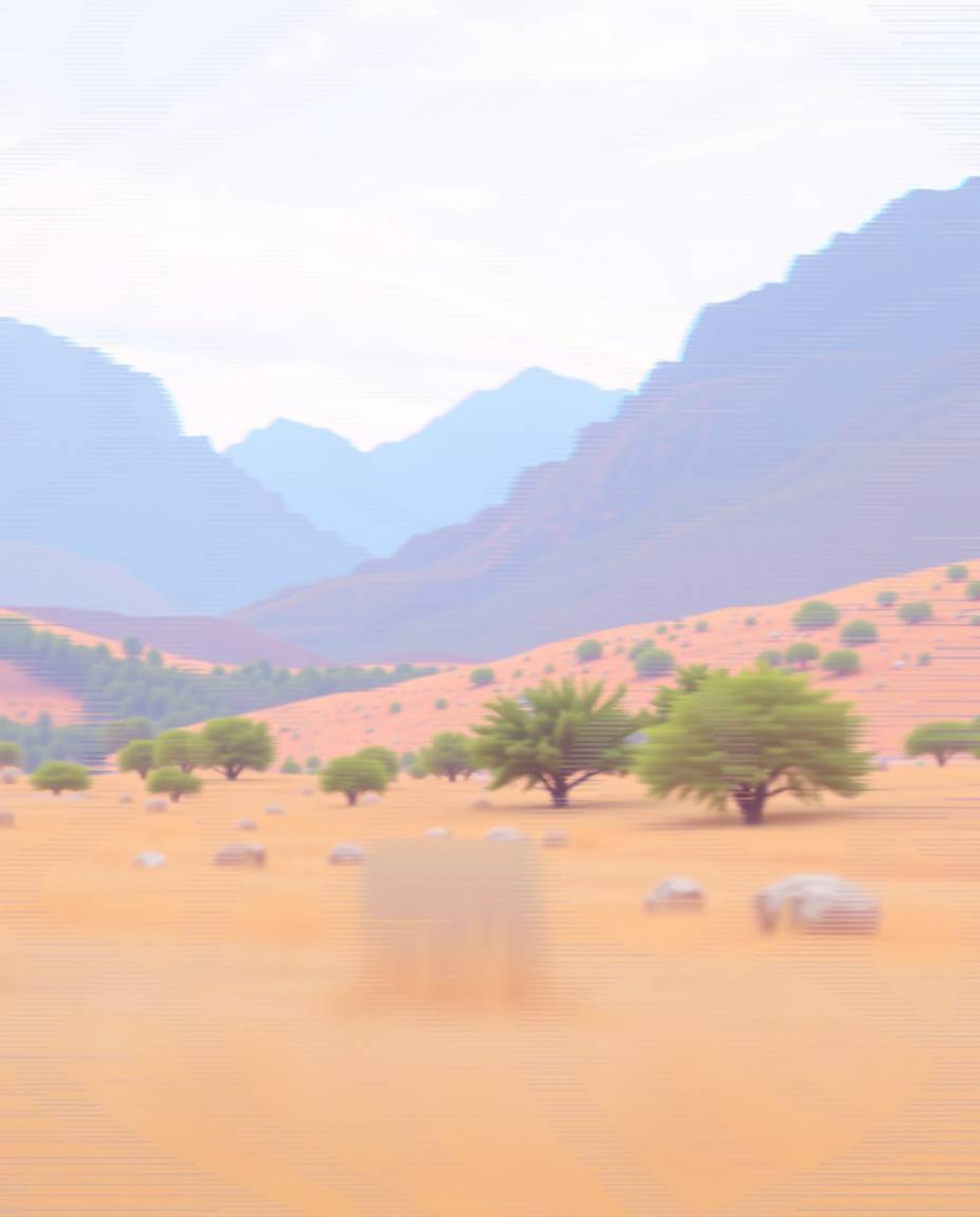 Explore the mesmerizing blend of soft pastel colors and digital glitches in a breaking landscape. This artwork evokes a flow 