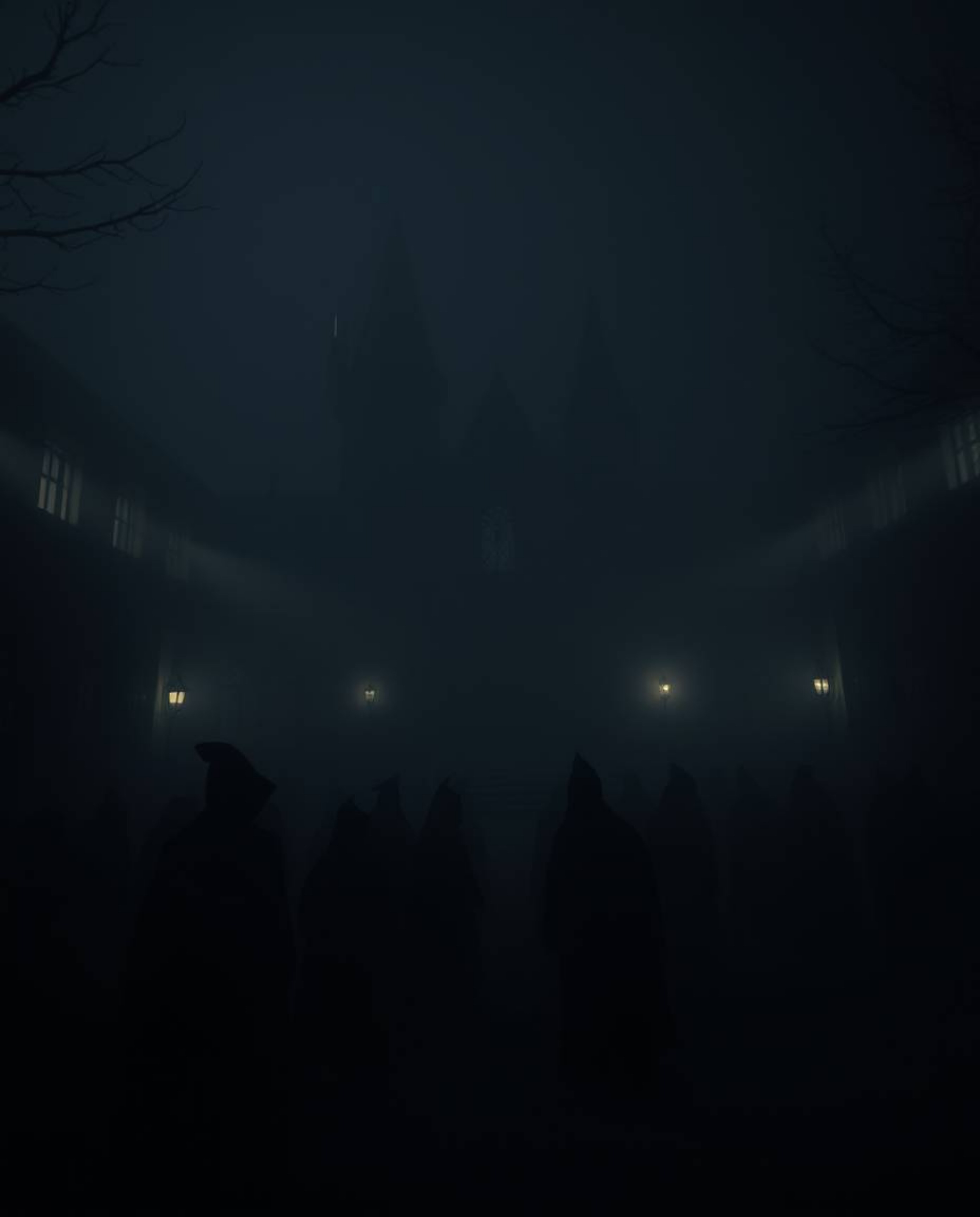 Immerse yourself in a magical school teeming with young wizards, shrouded in a thick fog that adds an air of mystery and intr