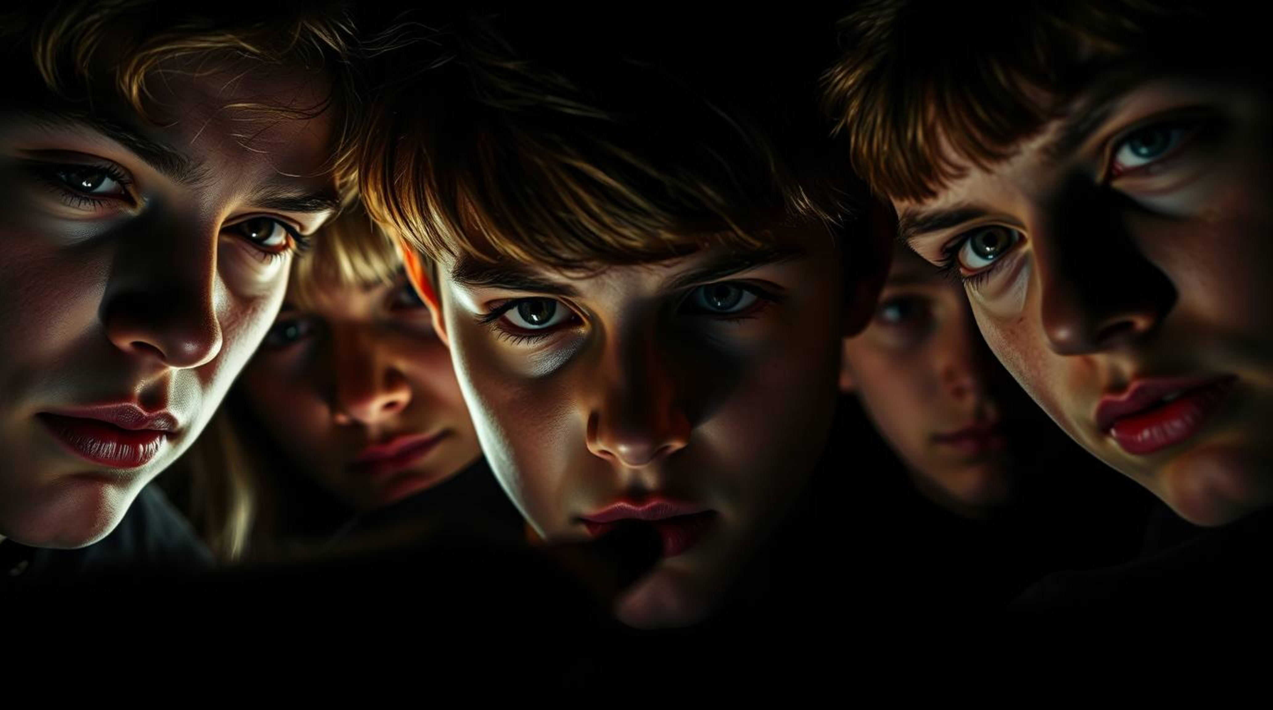 Dive into a chilling mystery with this extreme macro photography series.  Intensely detailed images showcase a group of teena