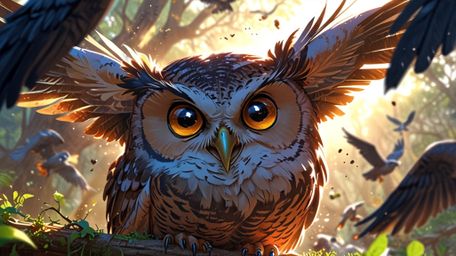 In a powerful and inspiring scene, rendered in a captivating blend of Pixar's emotional animation and anime's expressive styl