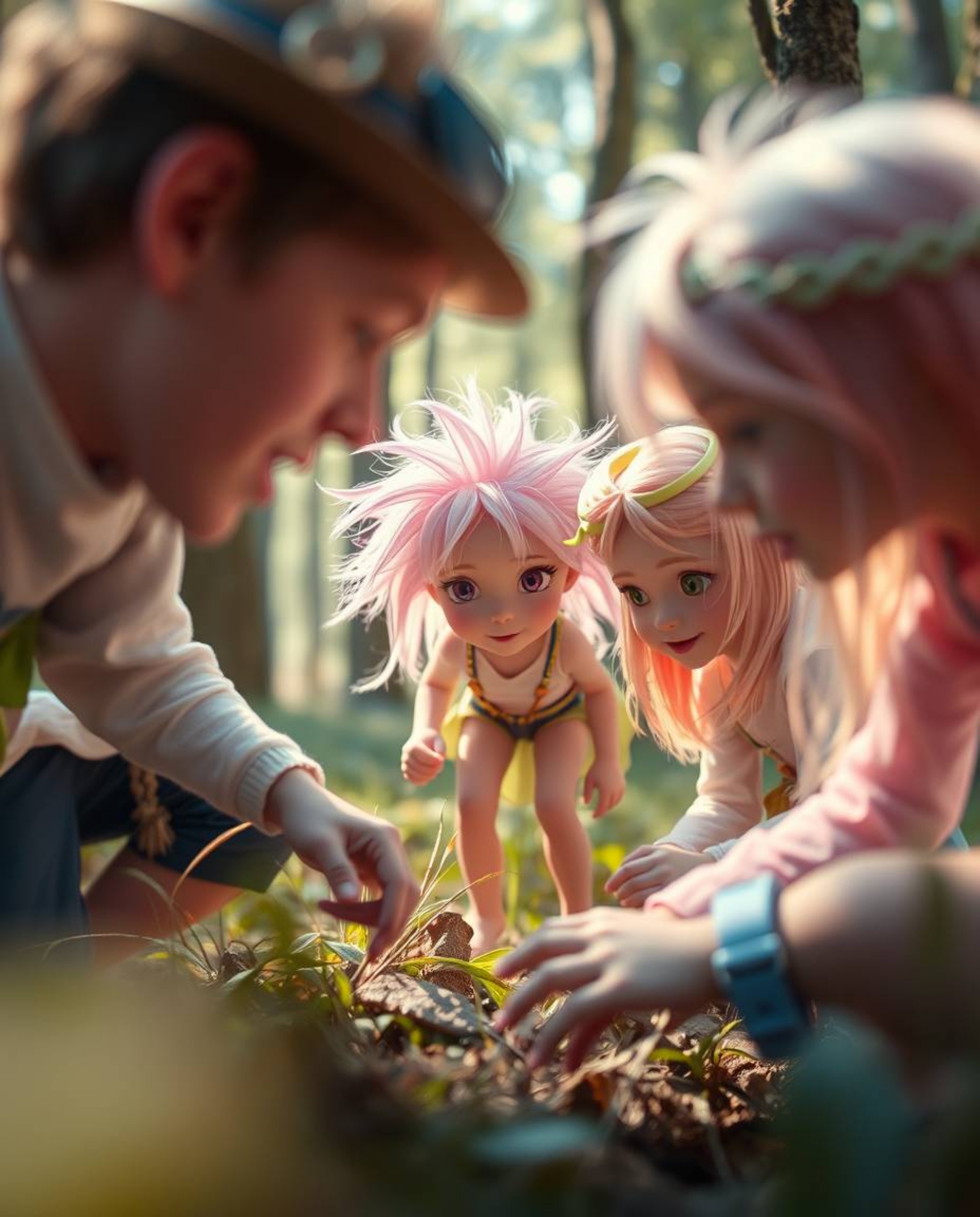 Immerse yourself in a world of soft pastel colors and artistic lighting as a group of friends with unique powers embarks on a