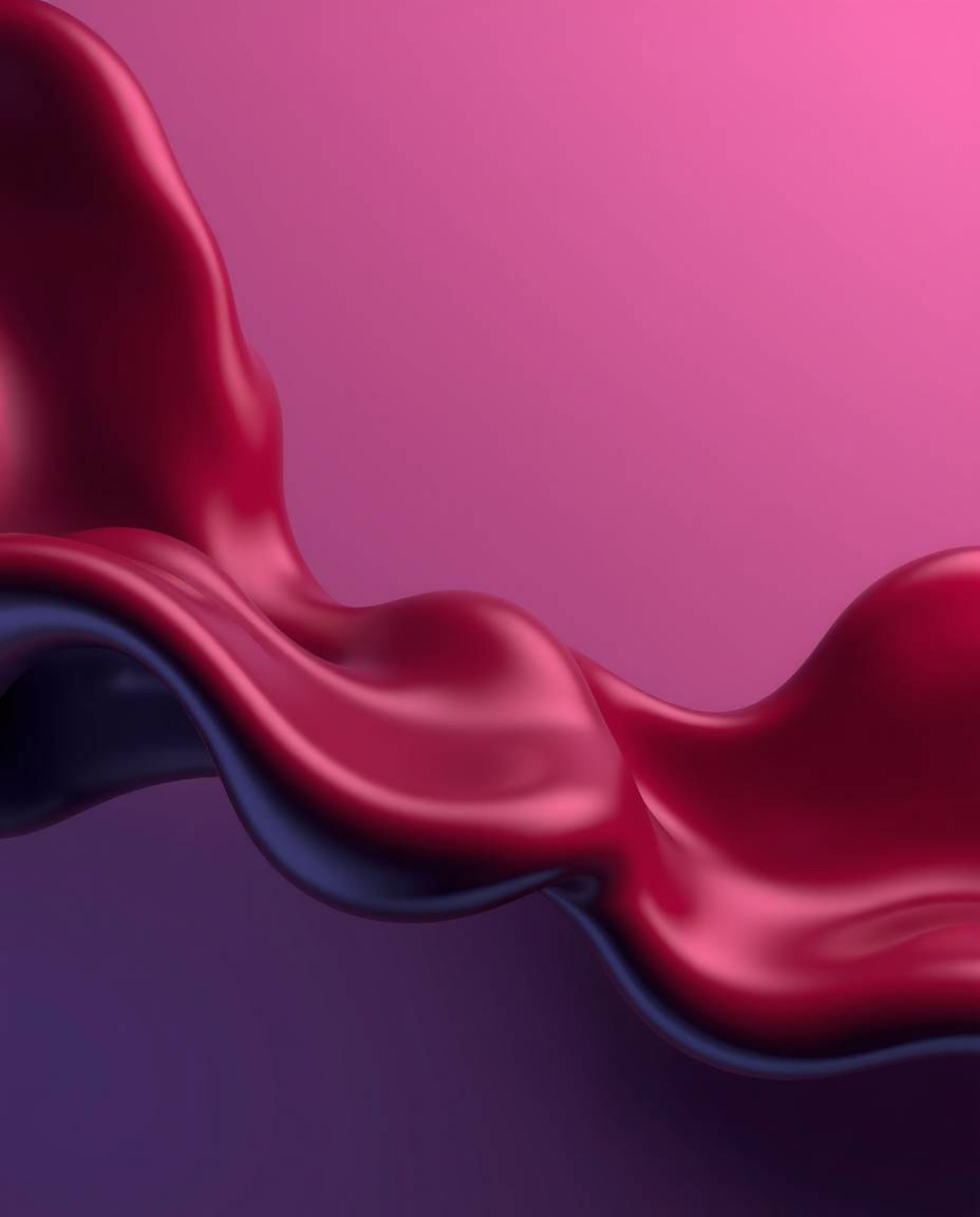 Explore captivating 3D renders featuring abstract liquid forms in rich burgundy and deep blue hues, or soft pastel colors. Th