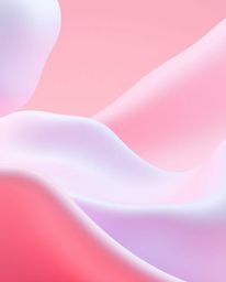 High-resolution commercial photo showcasing mesmerizing 3D shapes adorned with a smooth gradient texture, rendered in a futur