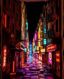 Discover unique cyberpunk-inspired light art crafted from layered papier-mâché.  These sculptures feature a sculpted, texture