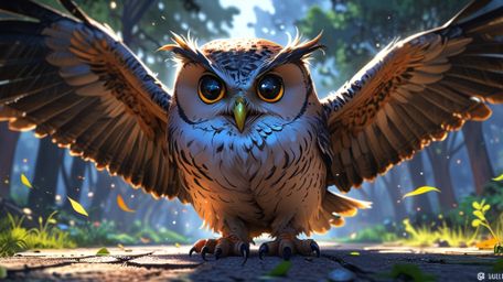 In a deeply touching and serene scene, crafted with the emotional warmth of Pixar and the gentle artistry of anime, a wise bl