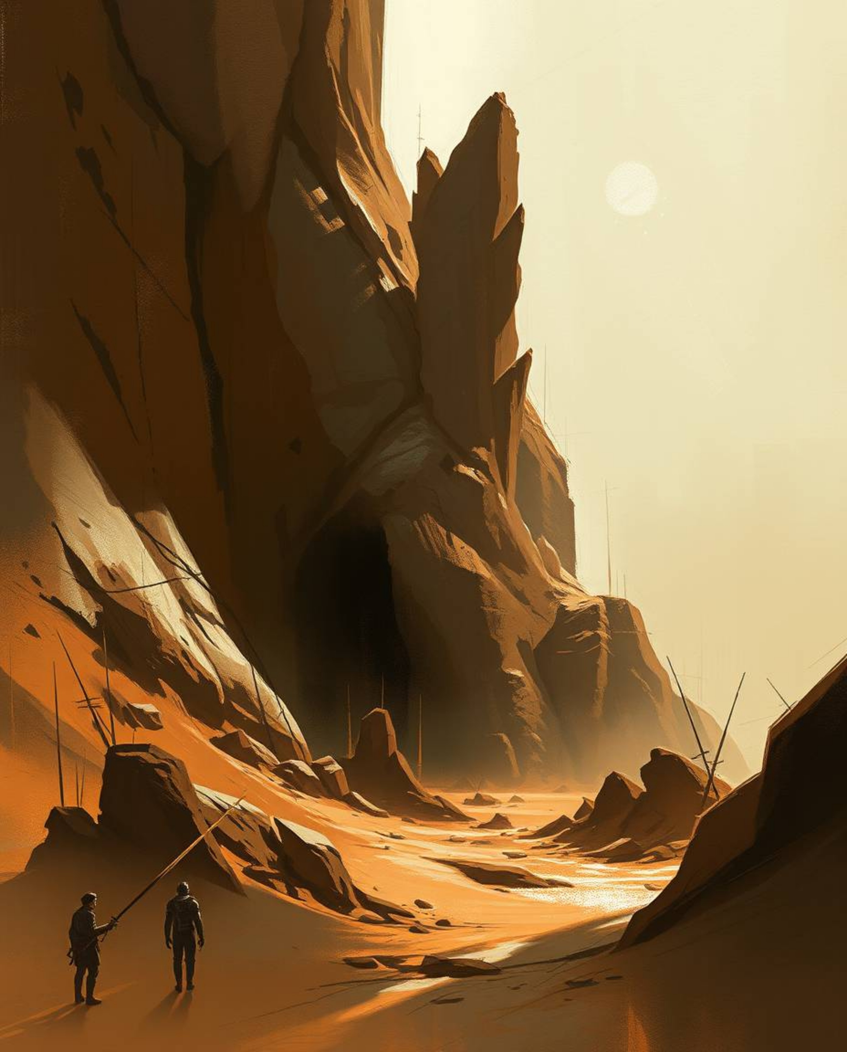 Explore a dynamic digital sketch rendered in calming natural earth tones, showcasing loose painterly strokes.  This piece evo