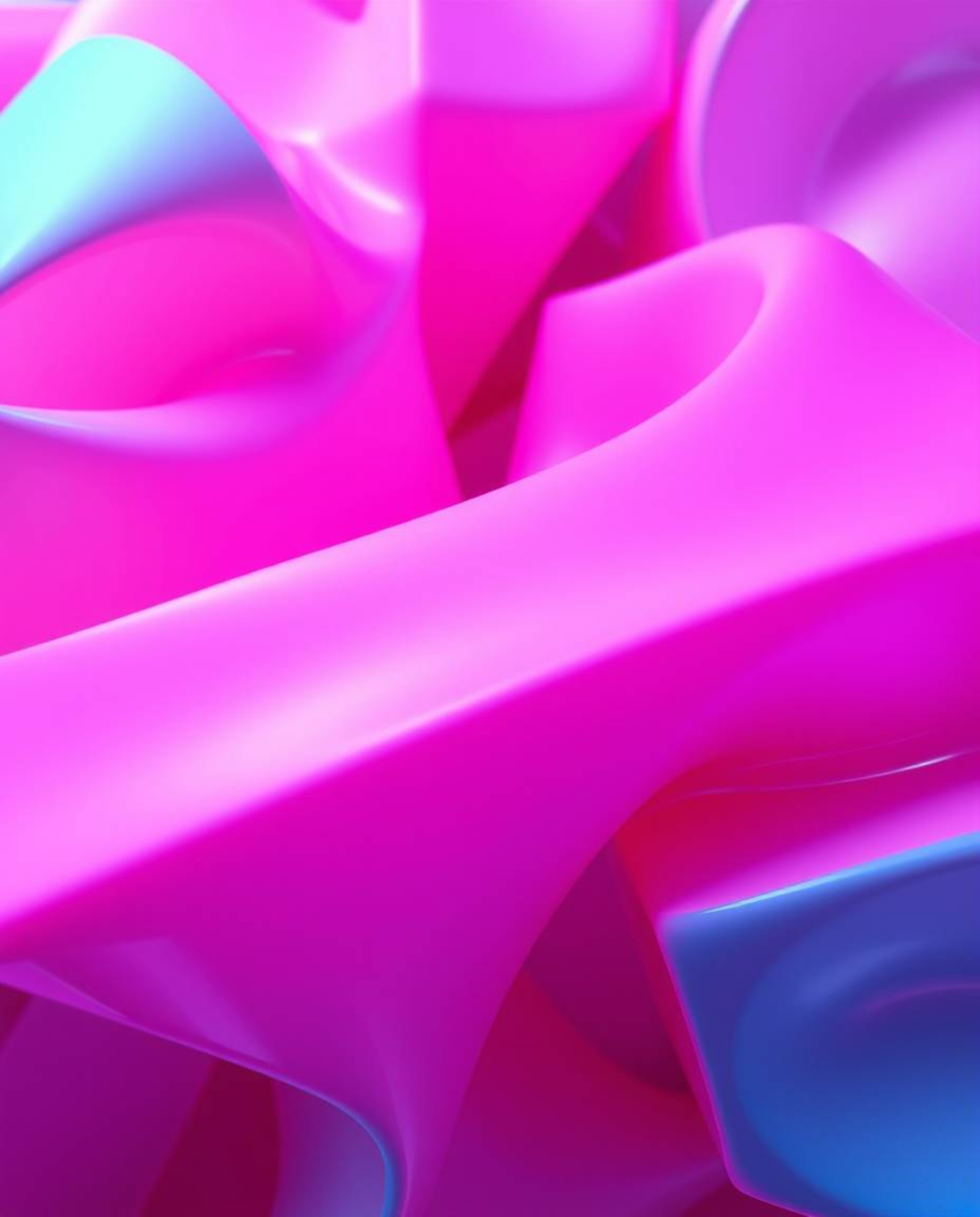 Explore the mesmerizing world of extreme macro photography featuring vibrant 3D shapes adorned with smooth gradient textures.