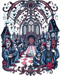 Immerse yourself in the enchanting world of magic with this vibrant, symbolic traditional tattoo art print. Depicting a magic