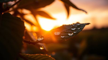 Explore the captivating world where extreme macro close-up photography unveils the intricate details of raindrops clinging to