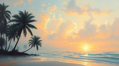 Experience an ethereal and spiritual vibe with classic oil painting style depicting a mystic enchanting environment. Gentle c