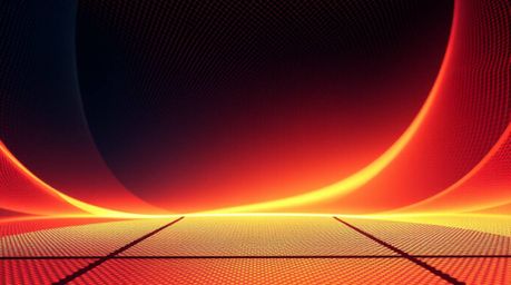 A captivating abstract poster design showcasing a dramatic low-angle perspective.  The artwork features a stunning gradient m
