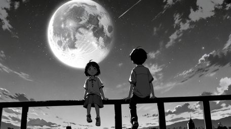 Immerse yourself in a visually stunning, Pixar-style anime that tells the enchanting story of a kid's friendship with the moo