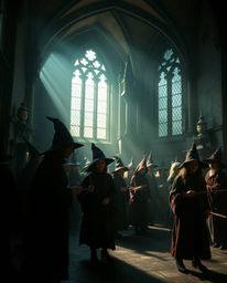 Discover a captivating world of magic and wonder within a mysterious school for young wizards.  Immerse yourself in rich burg