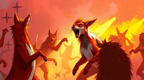 A vibrant digital sketch depicting an energetic animal dance party illuminated by disco lights.  The artwork features rough p