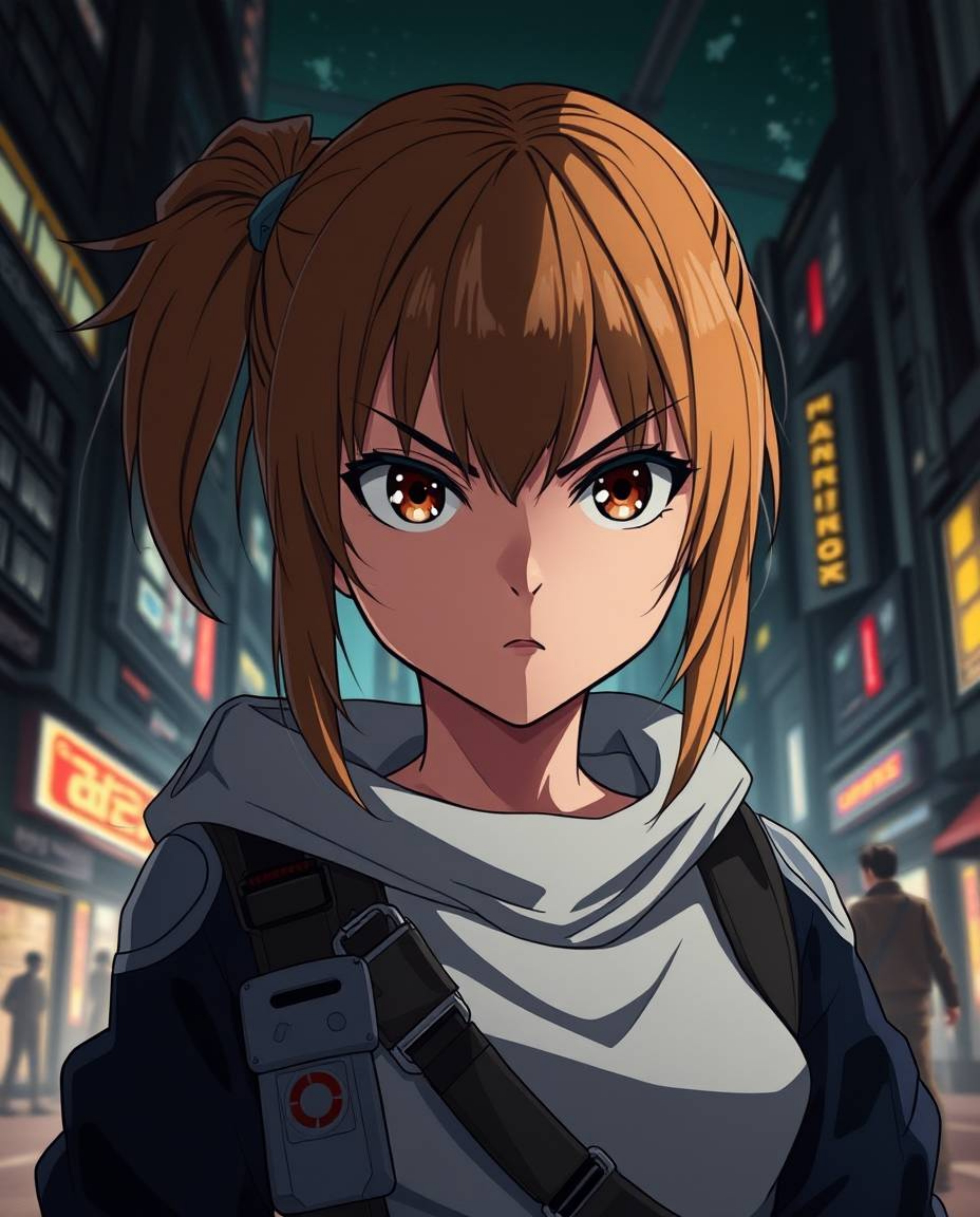 Discover captivating images of a young inventor girl in a futuristic city, rendered in various styles. Explore stunning Iseka