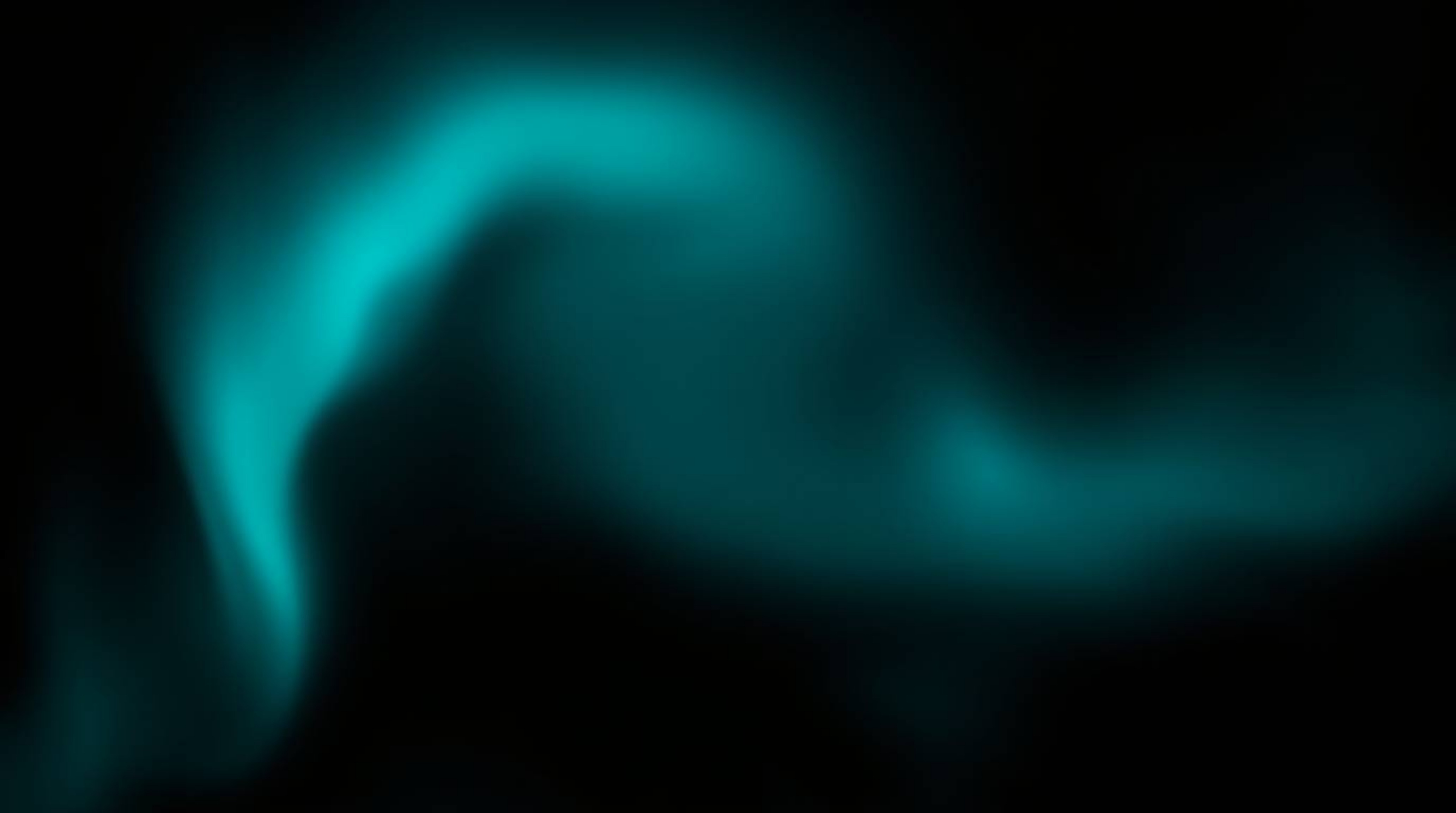This creative light art piece showcases an intense jet black gradient texture, heavily inspired by the mesmerizing aurora bor