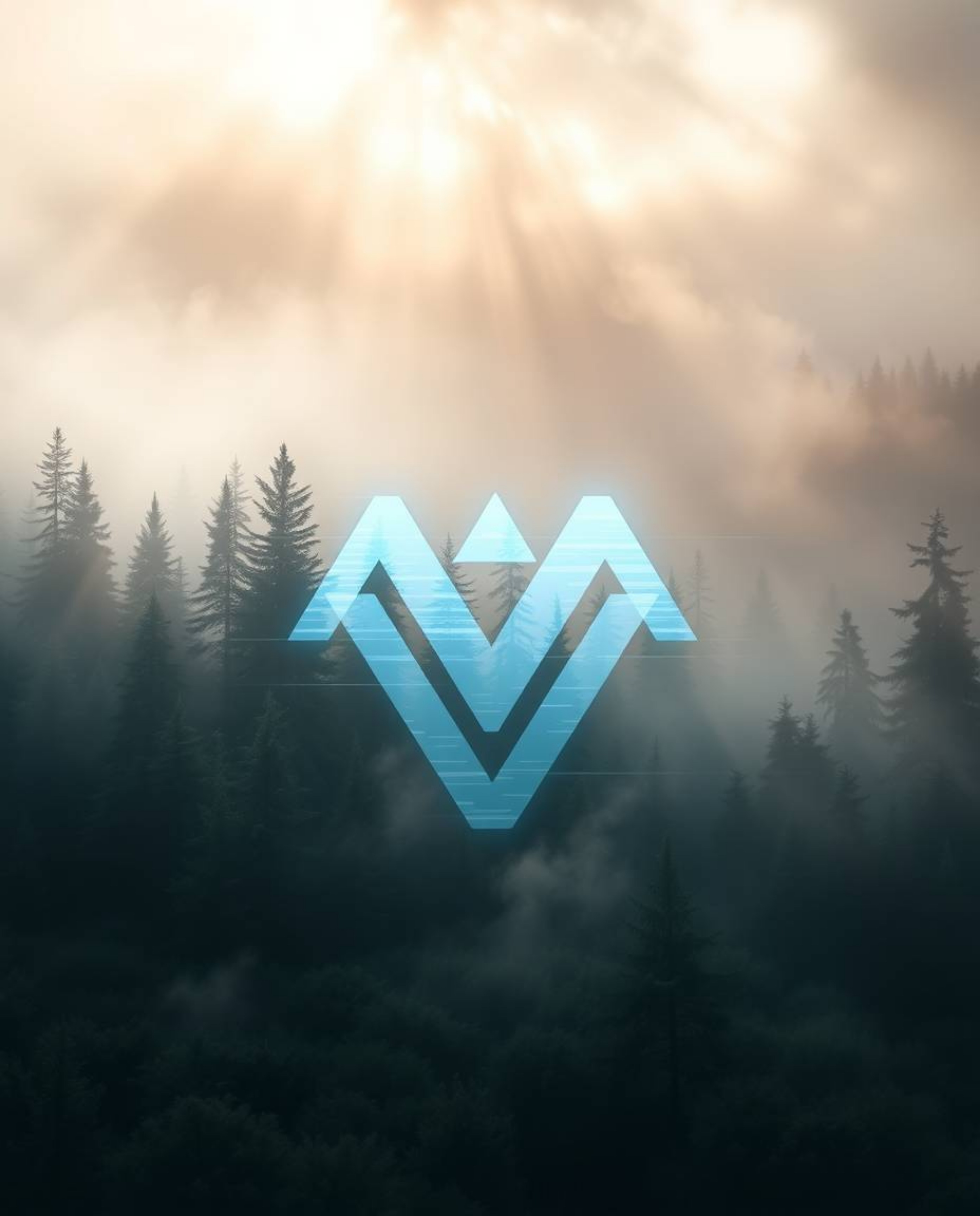 This logo design draws inspiration from volumetric lighting techniques, creating a captivating visual experience. A digital g