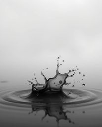 Explore captivating visual concepts with thick fog surroundings rendered in classic black and white, reminiscent of ink in wa