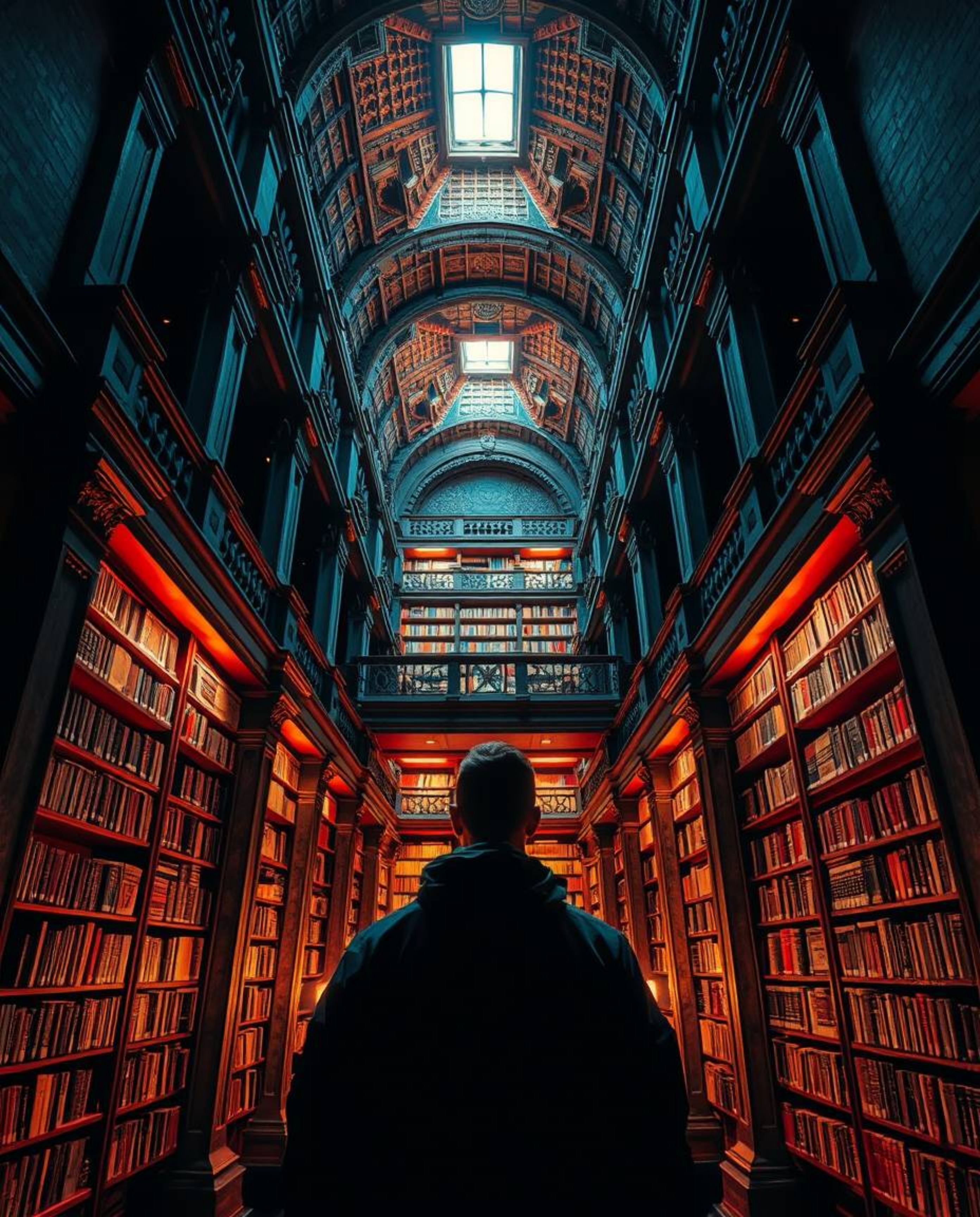 Explore the grandeur of hidden underground spaces through precise architectural color photography featuring intense dramatic 