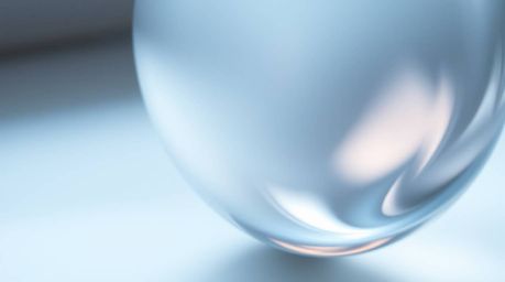 Explore high-resolution stock photography featuring a captivating close-up of a glass object reflecting smooth gradient textu