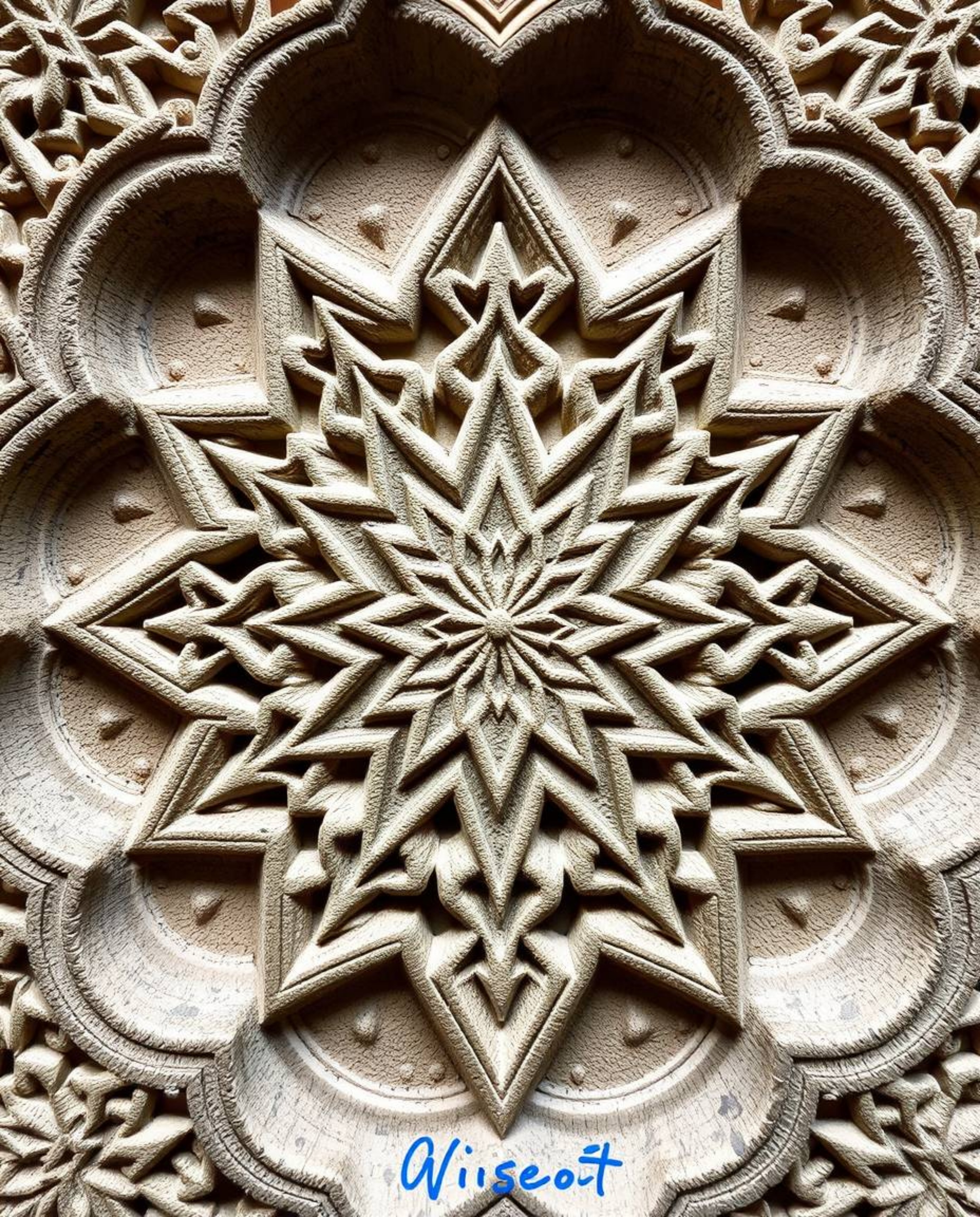 Discover stunning high-resolution stock photos showcasing intricately carved Islamic geometric stone patterns. These professi