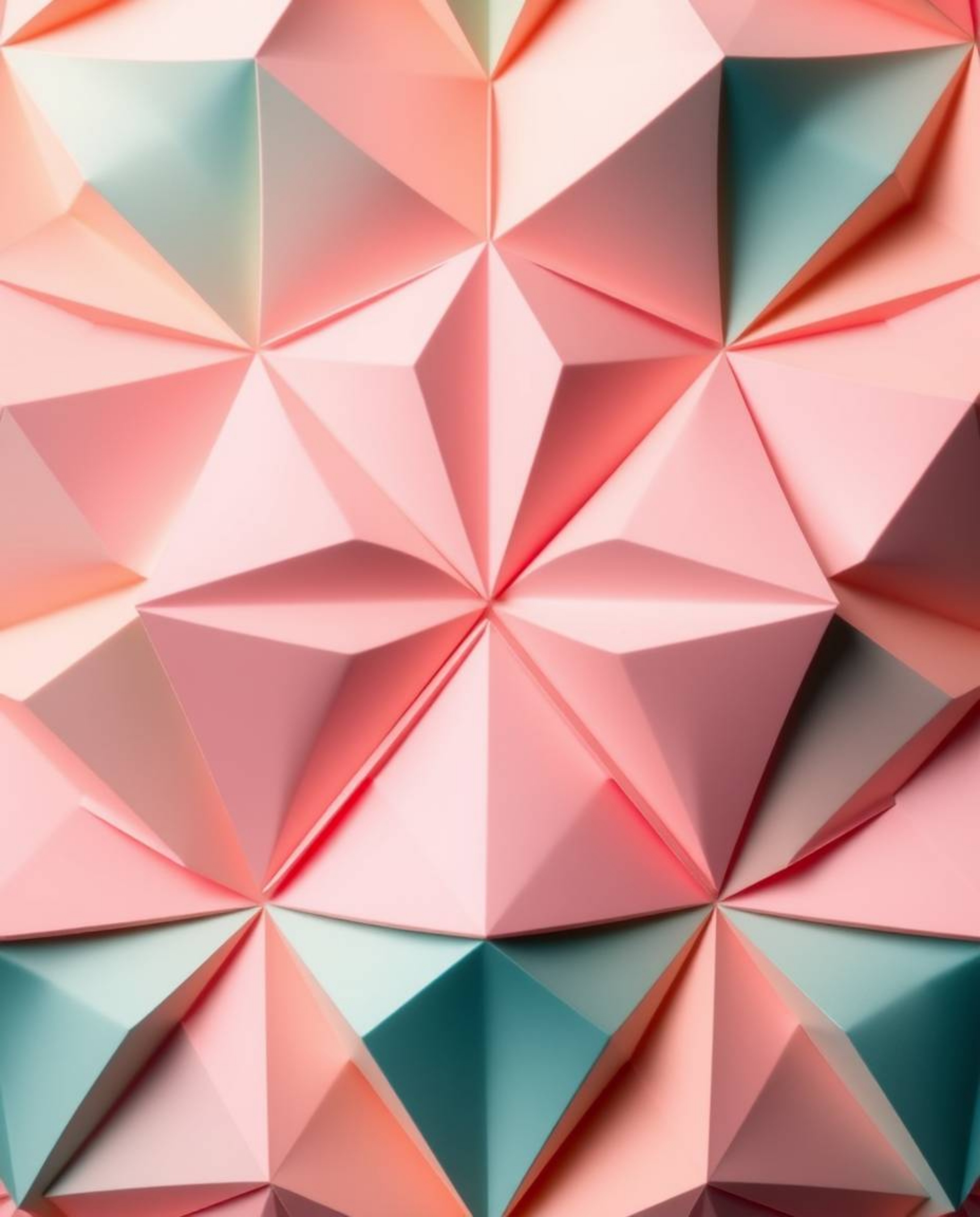 Explore stunning geometric pattern wallpaper featuring pastel gradients and a soft modern design. This collection showcases e
