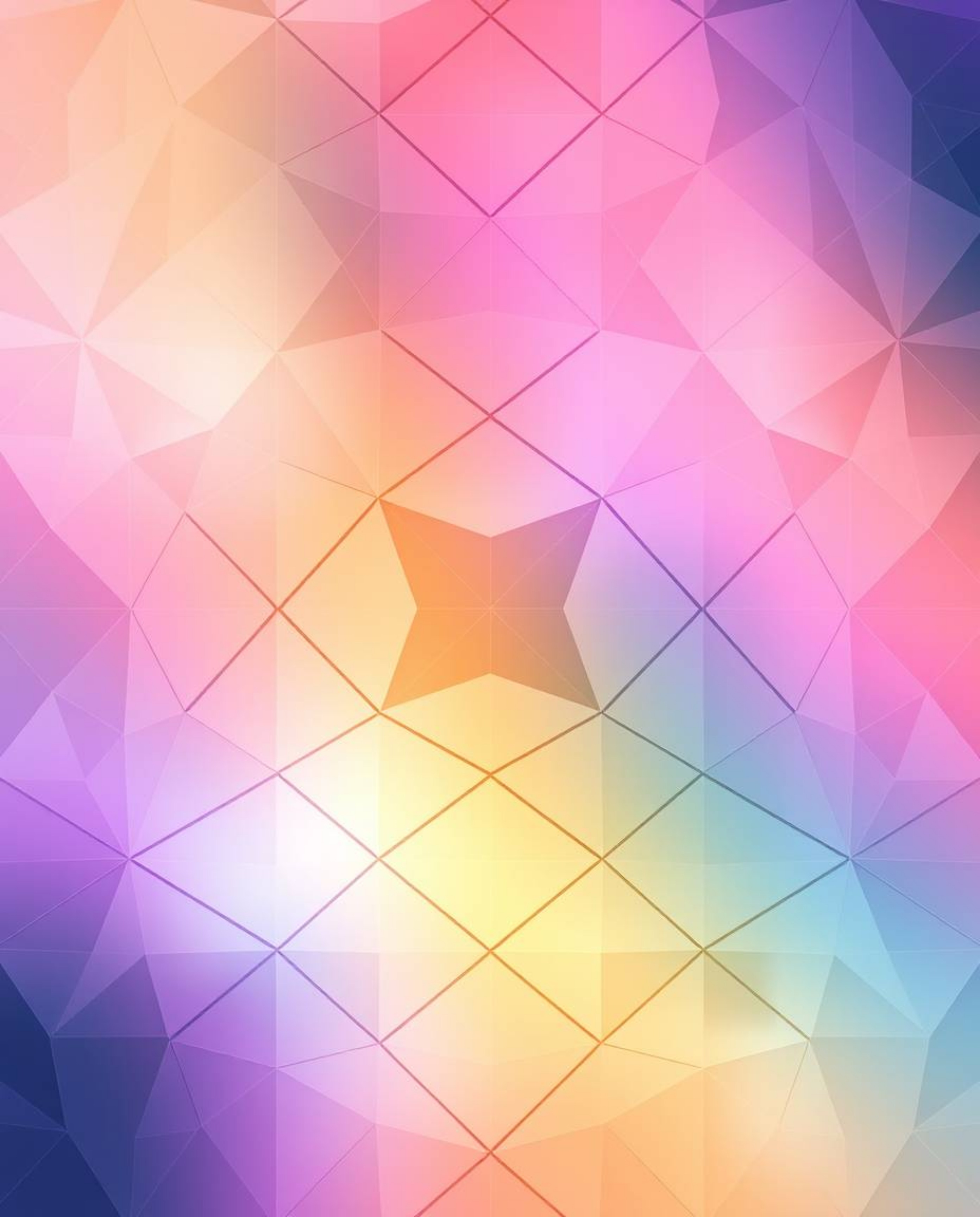 Transform your space with our geometric pattern wallpaper featuring soft pastel gradients and a modern design. This wallpaper