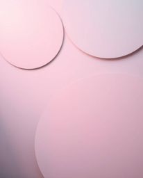 A captivating image featuring a Bauhaus-style minimalist geometric pattern composed of circles and lines.  Soft pastel colors