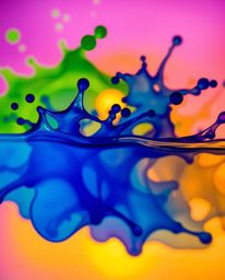 Explore the mesmerizing beauty of ink dispersing in water, captured in stunning macro detail. This collection showcases vibra