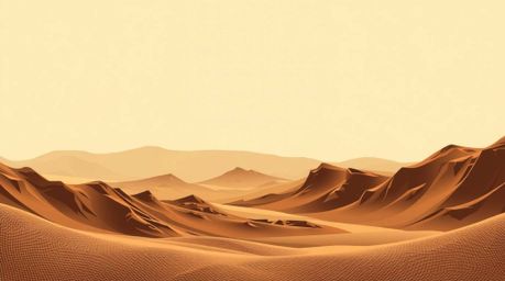 This abstract poster design boasts a futuristic sci-fi style, incorporating natural earth tones like browns and beiges in a m