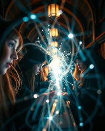 Dive into a world of enchantment with this extreme macro photography series.  Witness the captivating beauty of creative ligh