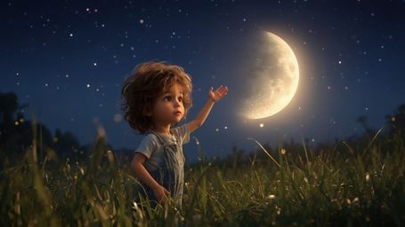 Step into a world of pure enchantment with this dreamy, cinematic photograph reminiscent of a Pixar animation. In a lush mead