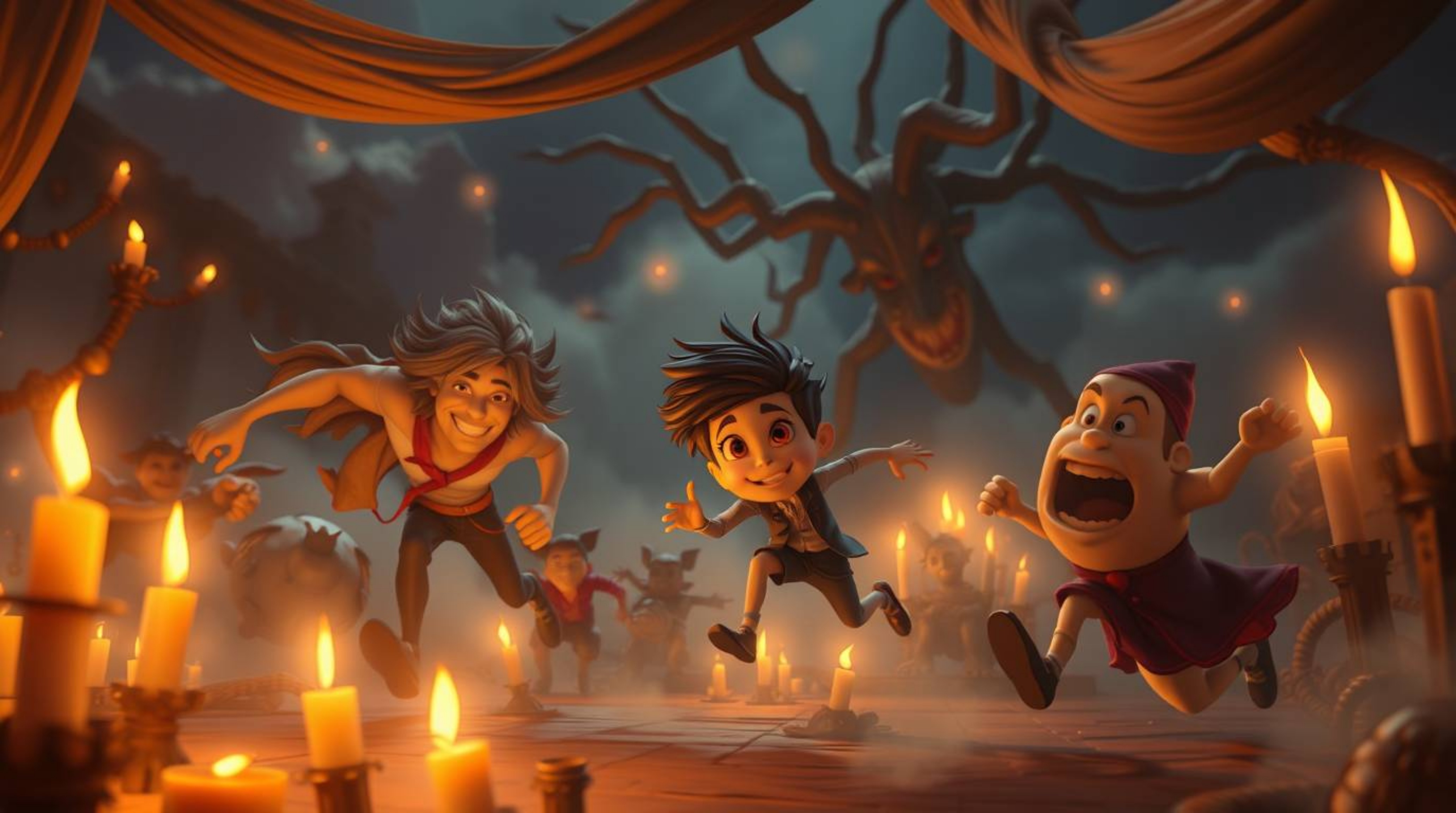 Experience a dreamlike and surreal animated chase scene brought to life with exaggerated squash and stretch techniques. Warm