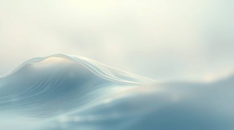 An ethereal, spiritual image featuring a fluid abstract wave.  The artwork boasts a pastel gradient texture, soft focus, and 