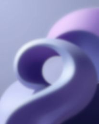 Discover stunning visuals of blurred 3D shapes featuring smooth gradient textures.  These modern, flat designs utilize simple