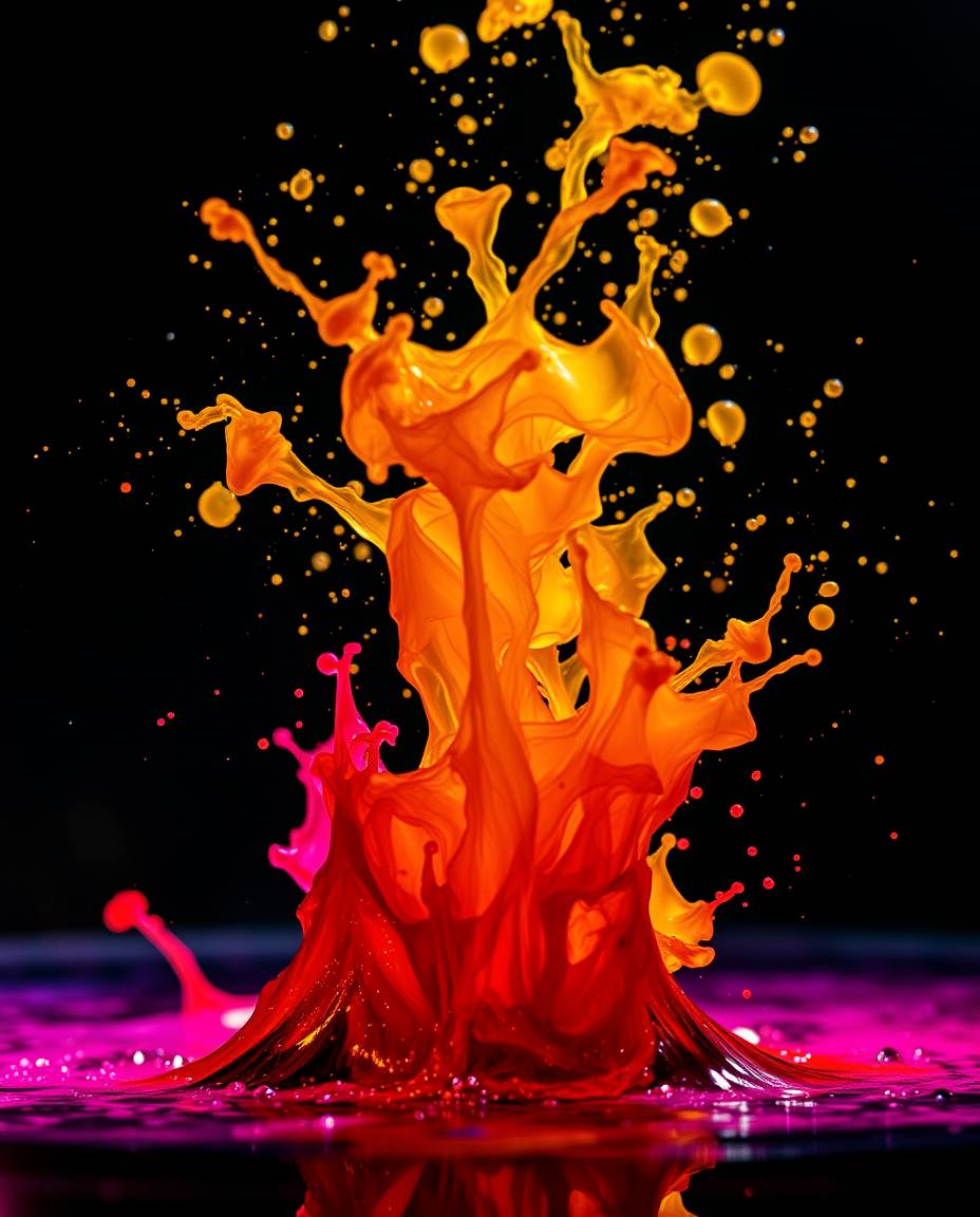 Explore the mesmerizing world of ink in water captured through stunning macro photography. Witness intense dramatic lighting 