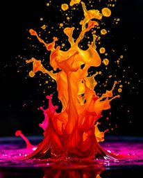 Explore the mesmerizing world of ink in water captured through stunning macro photography. Witness intense dramatic lighting 
