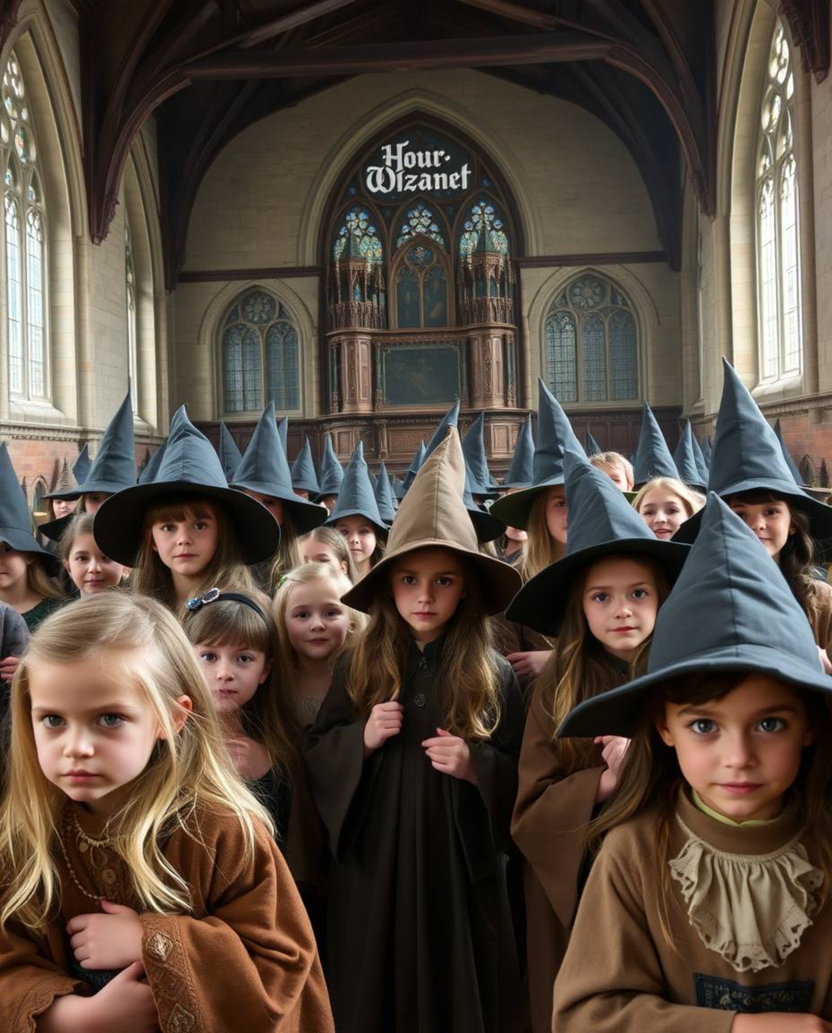 Explore a graceful and elegant magical school teeming with young wizards. The environment is characterized by natural earth t