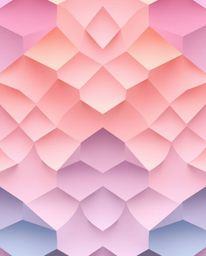 This geometric pattern wallpaper features beautiful pastel gradients and a soft modern design, creating a calming and aesthet