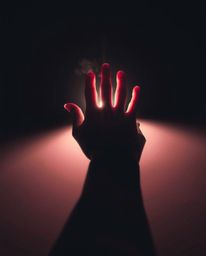 A captivating image depicts a hand emerging from darkness, reaching towards a radiant light.  Rendered in intricate origami s