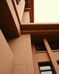 Capture the essence of architectural design through precise color photography focusing on natural earth tones. Explore the fu