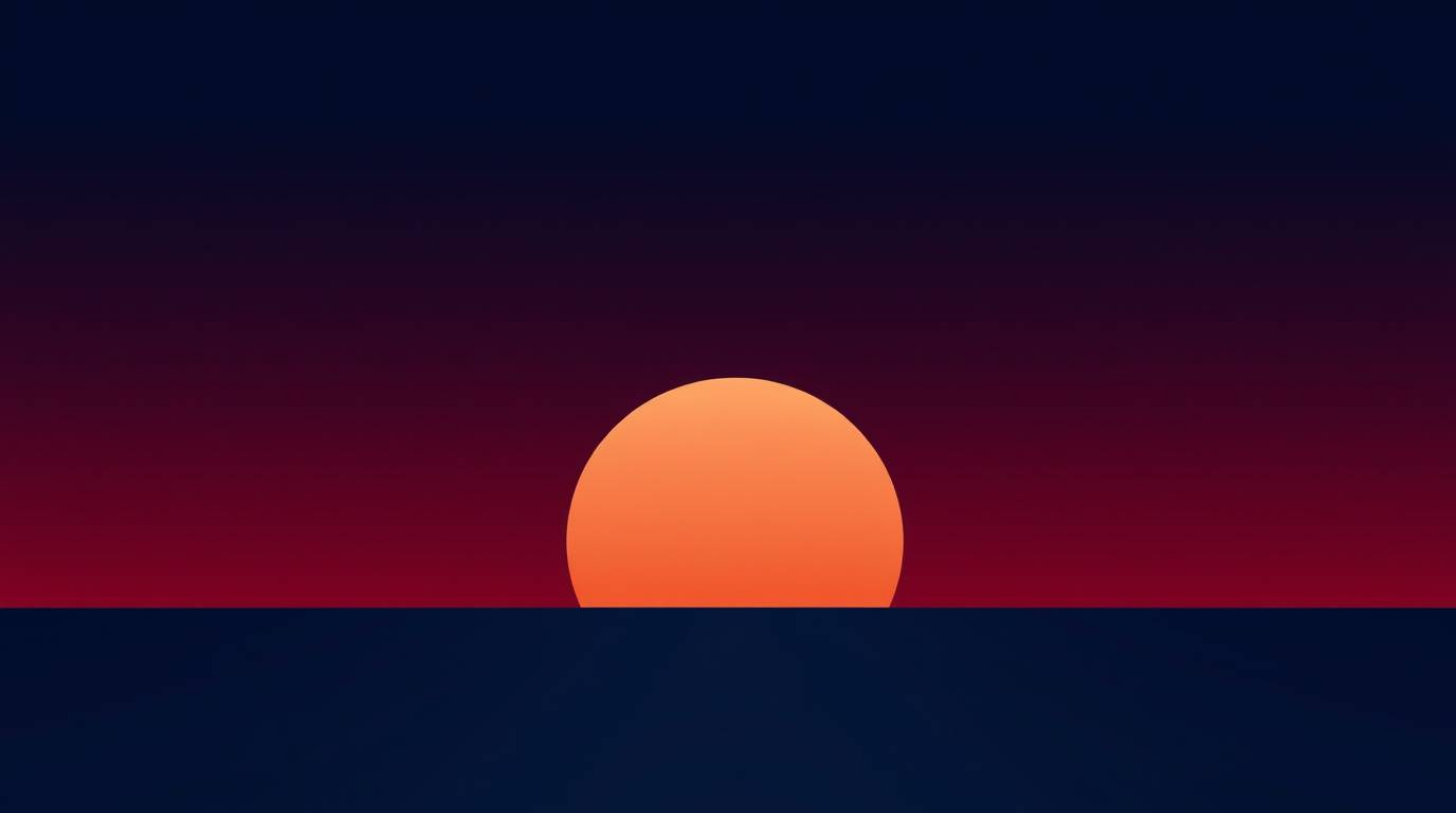 This modern flat design features a captivating burgundy and deep blue gradient texture, evoking the serene beauty of a sunset
