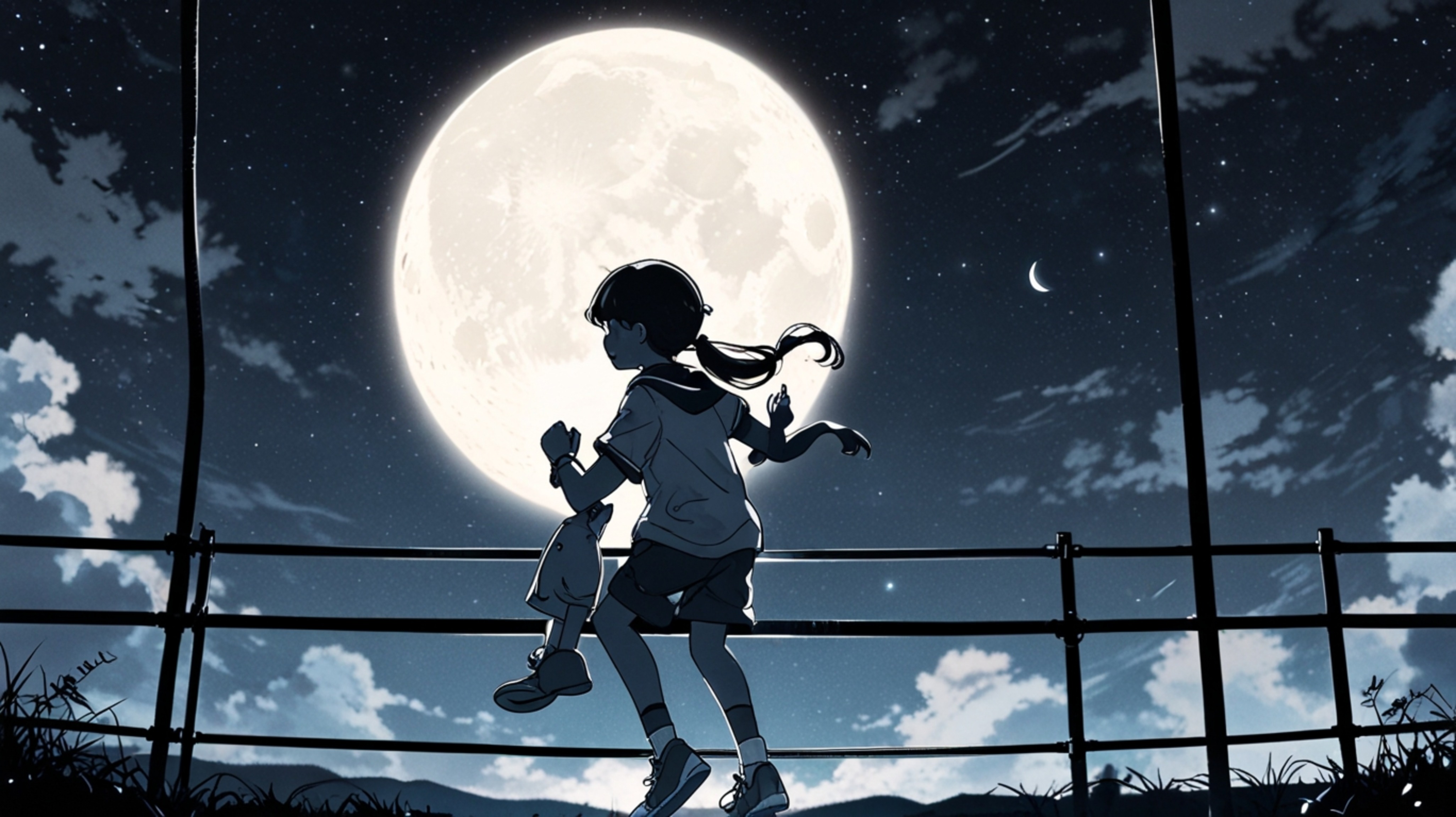 Immerse yourself in a visually stunning, Pixar-style anime that tells the heartwarming story of a kid's extraordinary friends