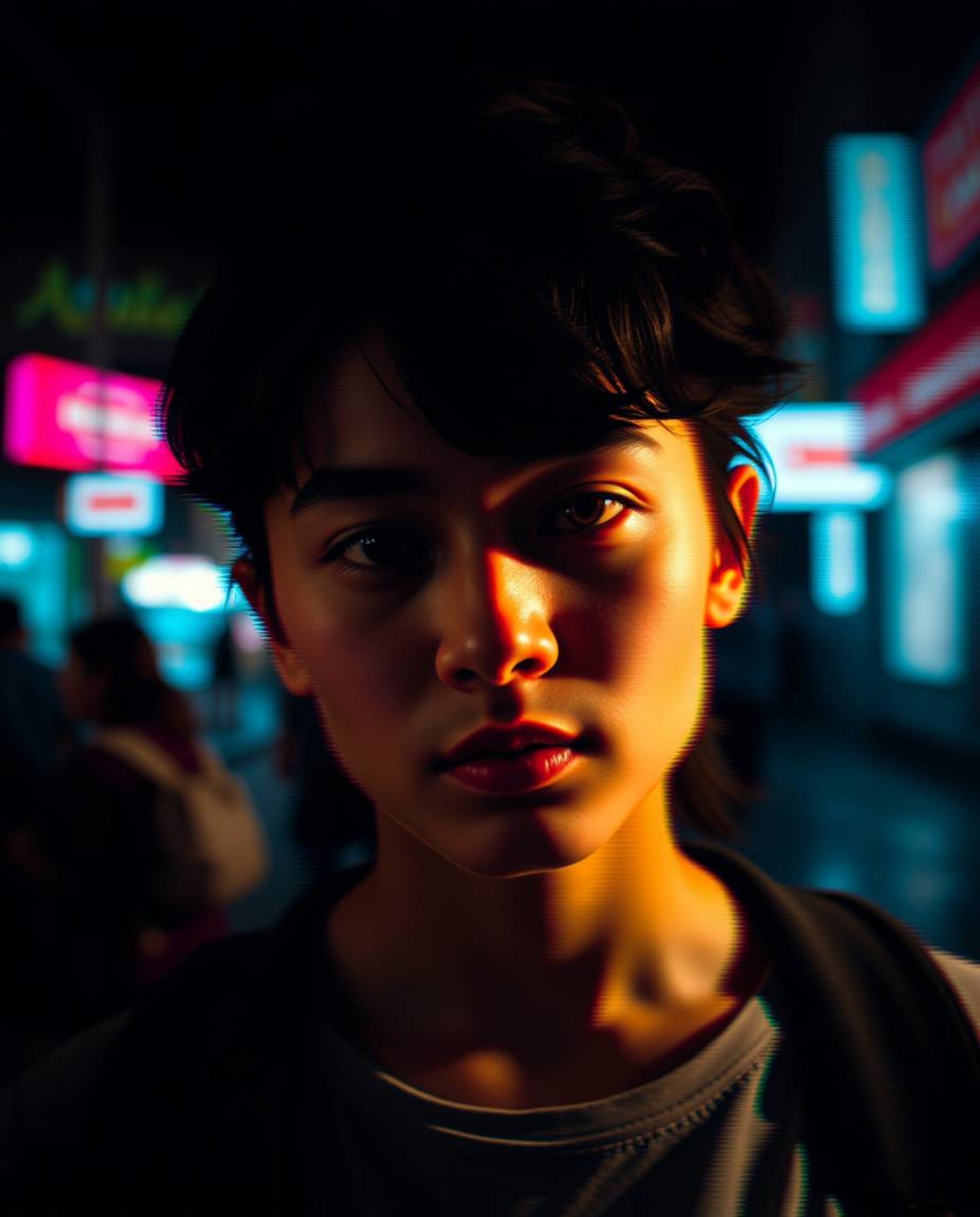 Explore the captivating world of digital glitch art with portraits showcasing corrupted data and pixelated styles. These artw