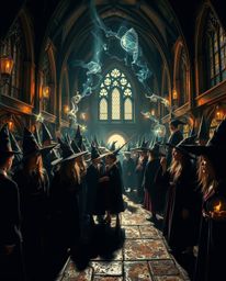 Discover breathtaking, surreal imagery of a magical school brimming with young wizards.  Experience the captivating contrast 