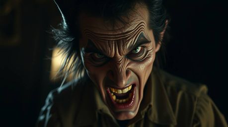 A high-quality photograph capturing an unsettling scene. In warm, slightly dark tones with soft contrast and saturation, the 