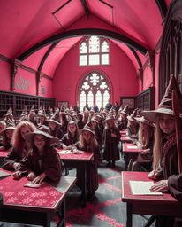 Explore a captivating scene captured through surreal infrared tones in this professional fine art photograph. A magical schoo